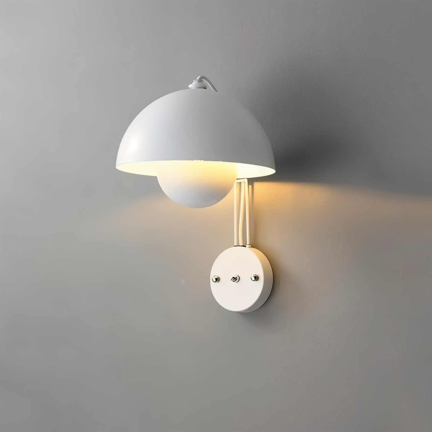 Domicbud wandleuchte - blütenknospen-macaron-wandleuchte - stilvolle runde led-lampe