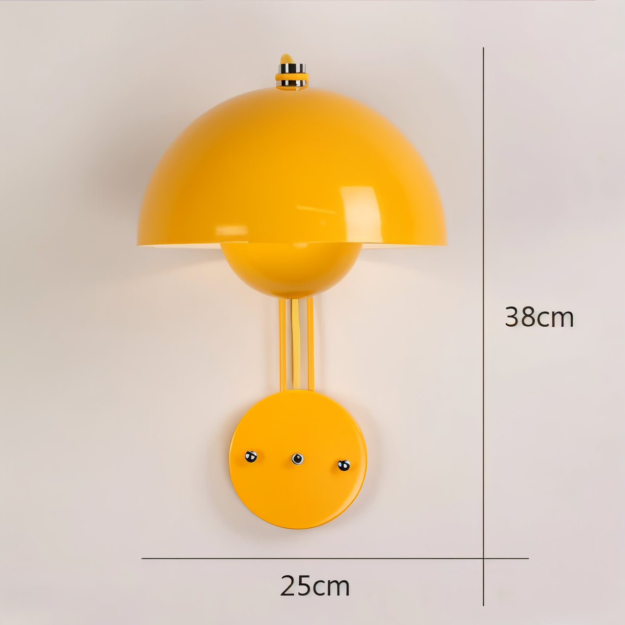 Domicbud wandleuchte - blütenknospen-macaron-wandleuchte - stilvolle runde led-lampe