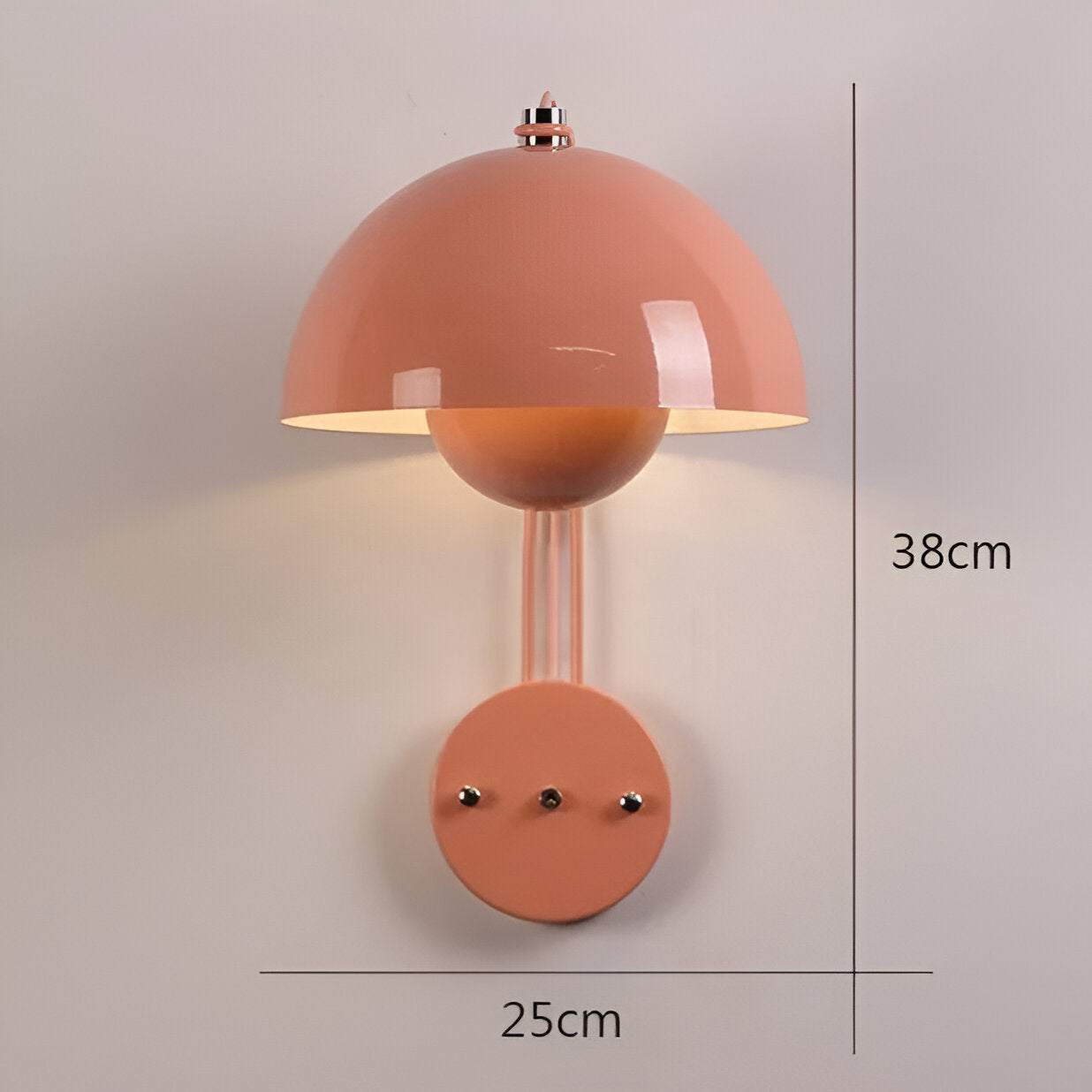 Domicbud wandleuchte - blütenknospen-macaron-wandleuchte - stilvolle runde led-lampe