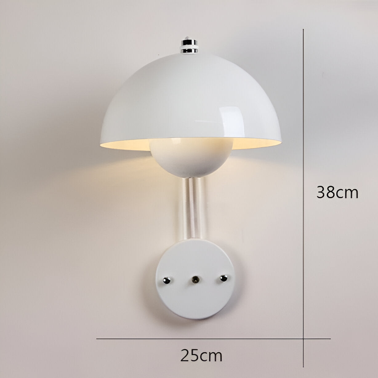 Domicbud wandleuchte - blütenknospen-macaron-wandleuchte - stilvolle runde led-lampe