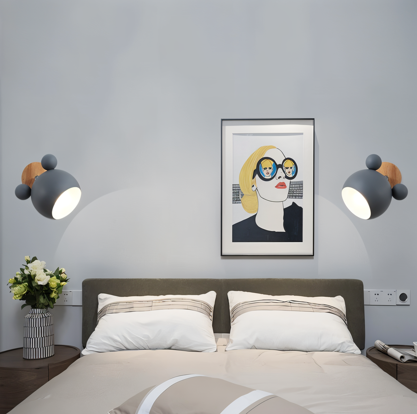 FlashMouse wandlampe - macaron wandlampe - zauberhafte wandbeleuchtung