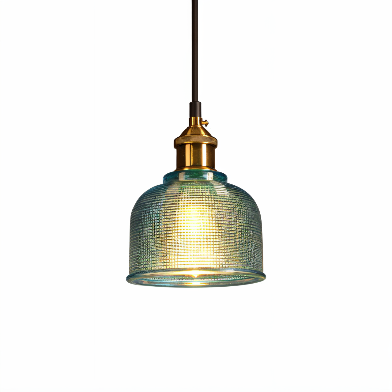 Glossy Bell pendelleuchte - bunte retro glas pendelleuchte-moderne hängelamper