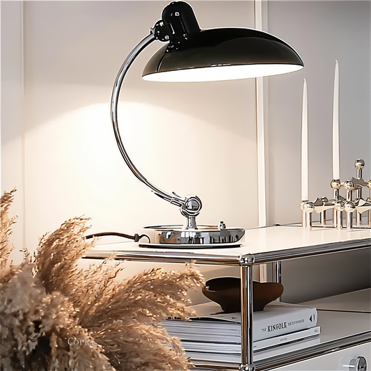 NostaChic tischlampe - verstellbare vintage-schreibtischlampe aus eisen mit kuppel