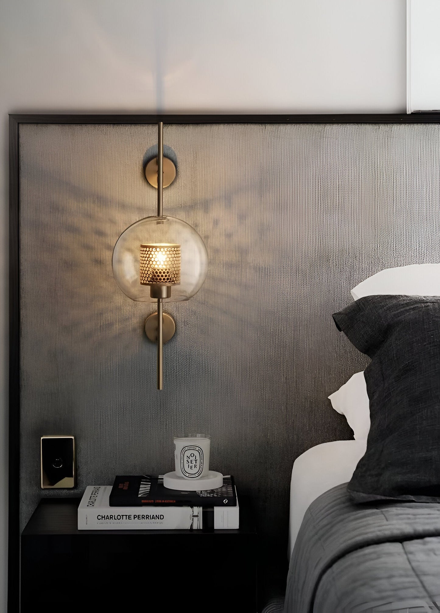 Orbee wandleuchte - stilvolle glas wandleuchte - honeycomb wandleuchte design - vintage wandleuchten led