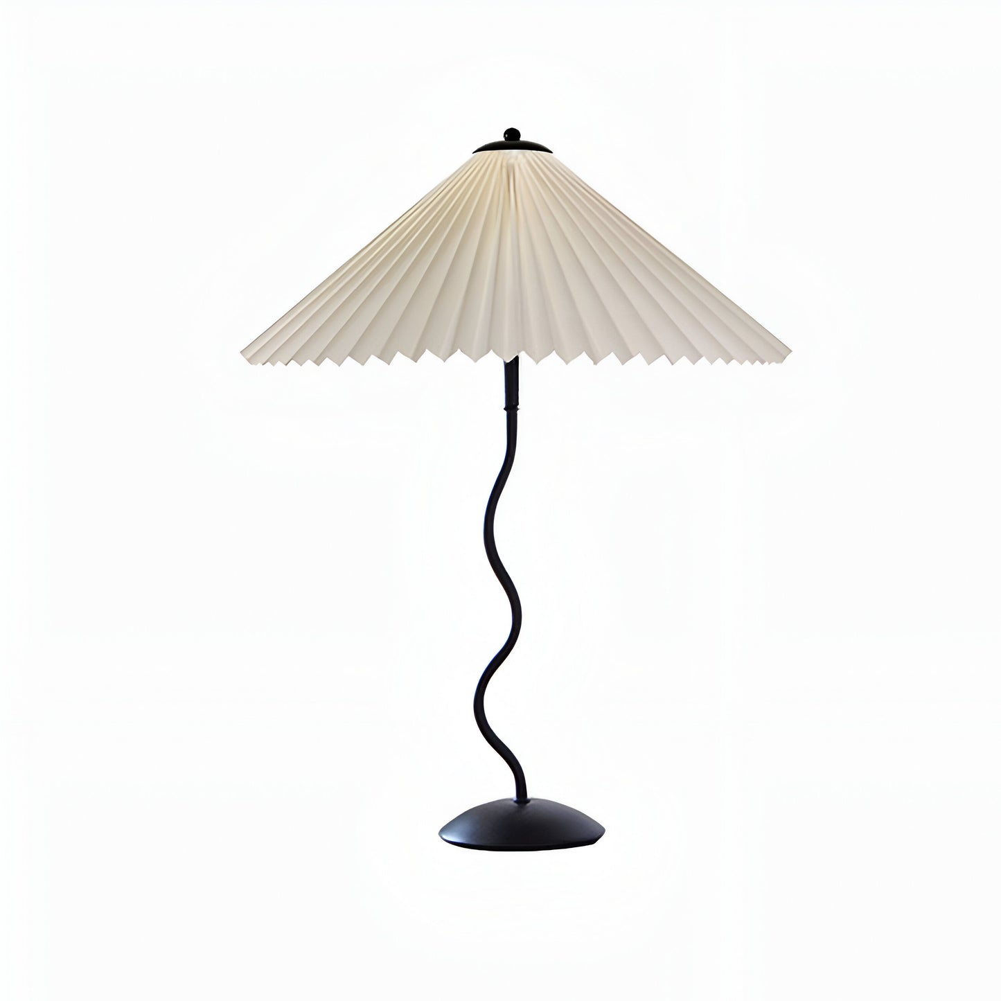 Ori squiggle lampe - gefaltete tischlampe - origami led tischlampe