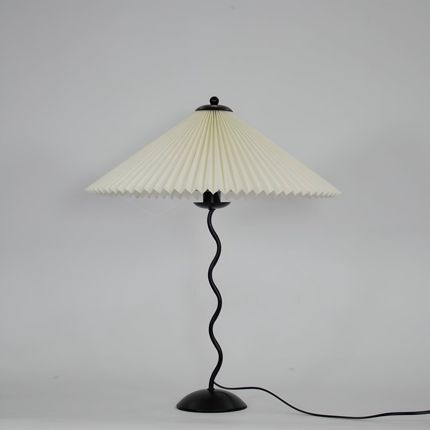 Ori squiggle lampe - gefaltete tischlampe - origami led tischlampe