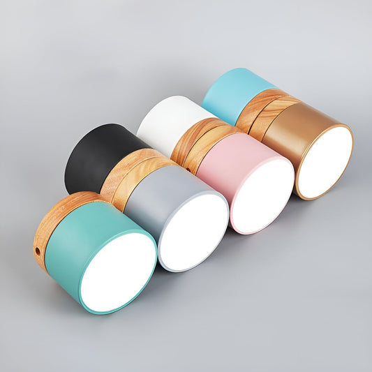 PastelGlow zylinderlampe - vintage flush mount deckenleuchte