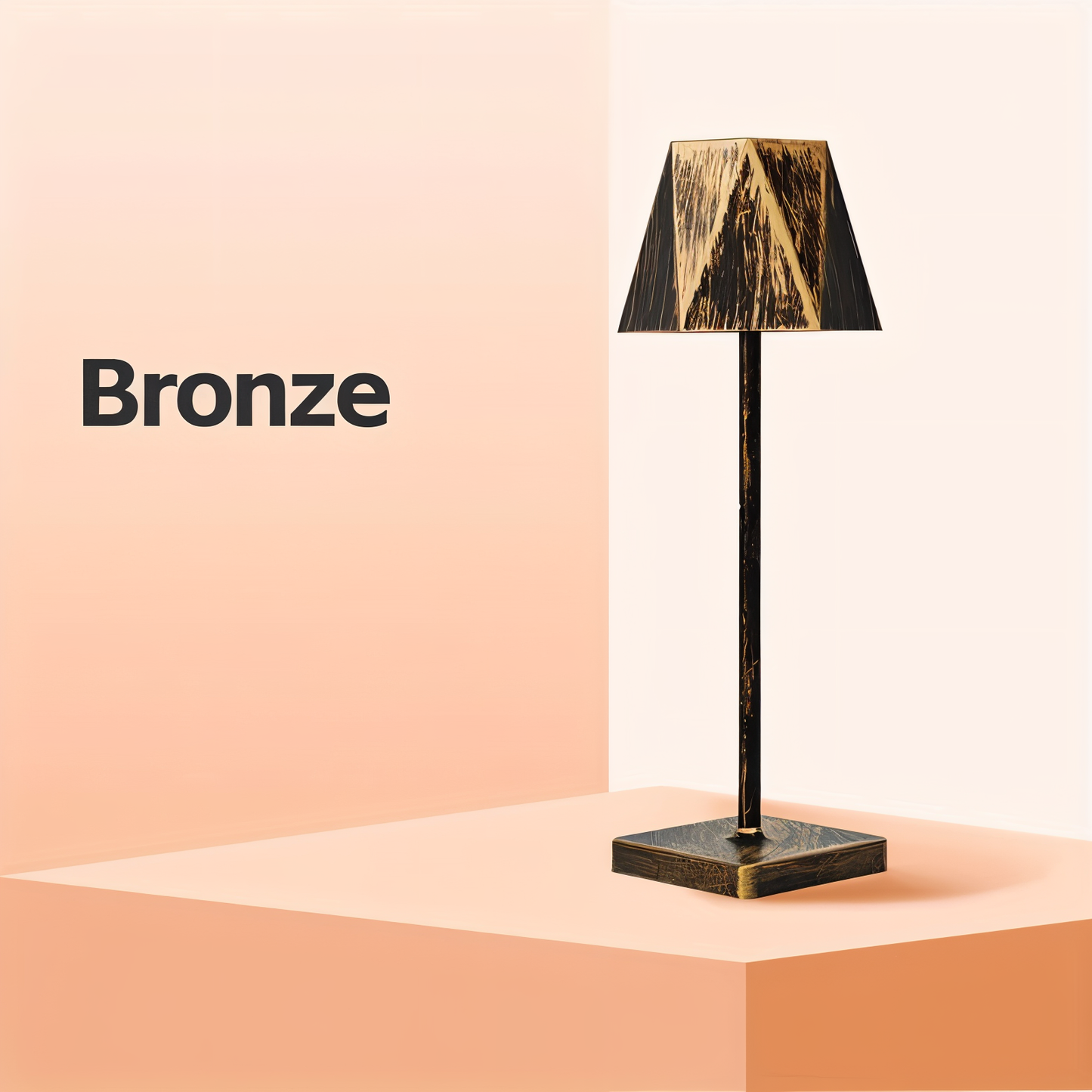 PolyLamp - tragbare sechseckige LED-tischlampe - wasserdicht und wiederaufladbar