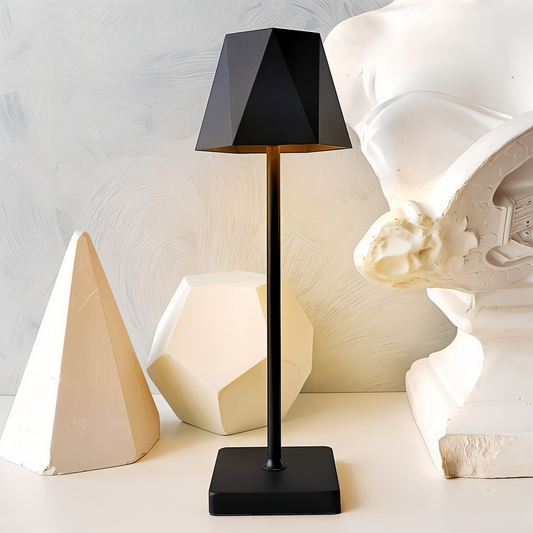 PolyLamp - tragbare sechseckige LED-tischlampe - wasserdicht und wiederaufladbar