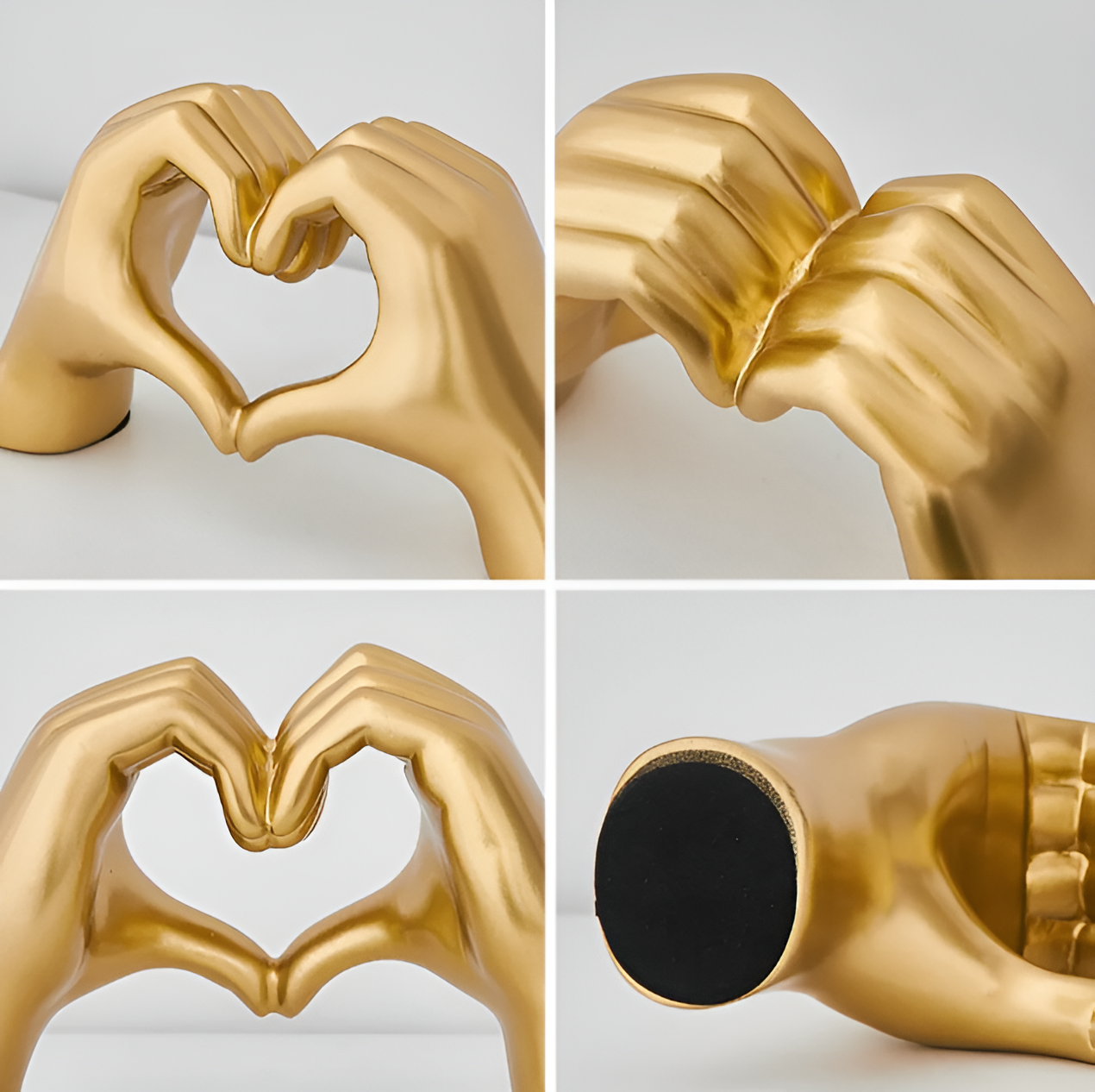 Sculpted love - moderne hand-liebesfigur für zeitlose romantik