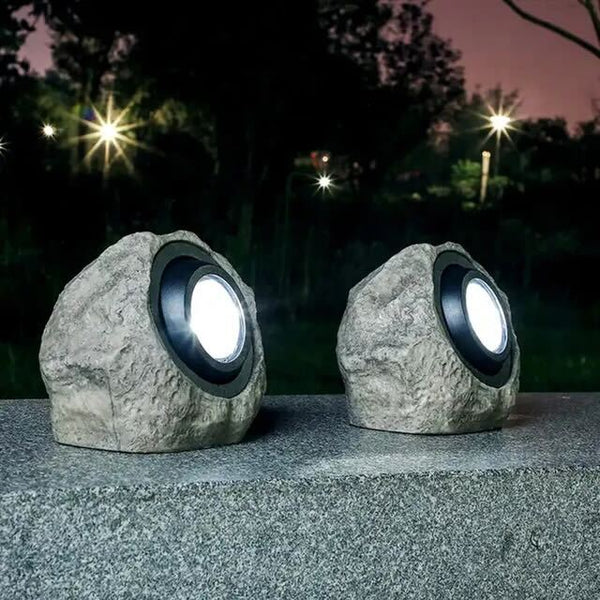 RockyLight – solarleuchten in steinoptik