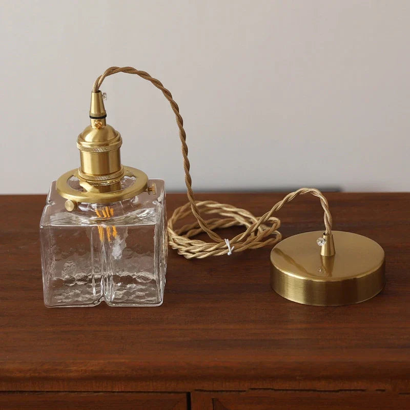 HarmonyHue - Vintage-Pendelleuchte aus Glas