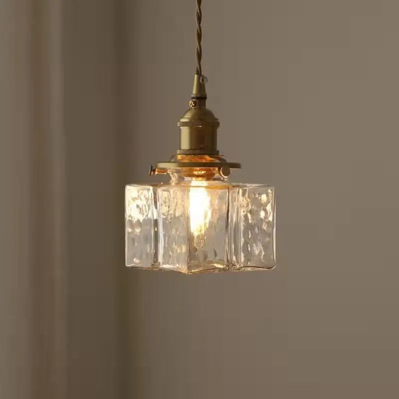 HarmonyHue - Vintage-Pendelleuchte aus Glas