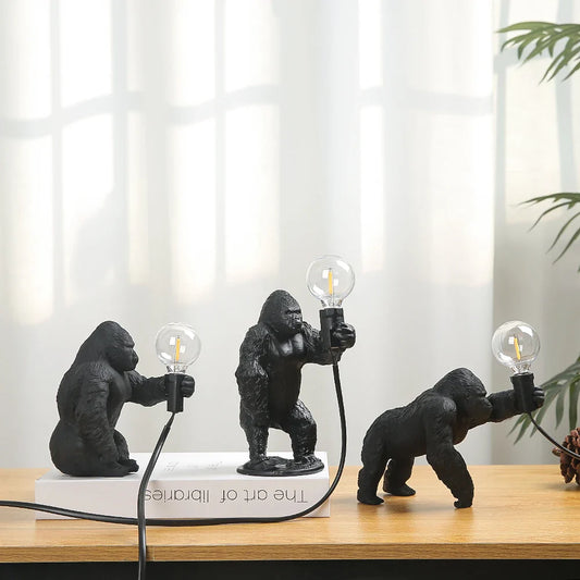 Gorilla glow - gorilla tier tischlampe