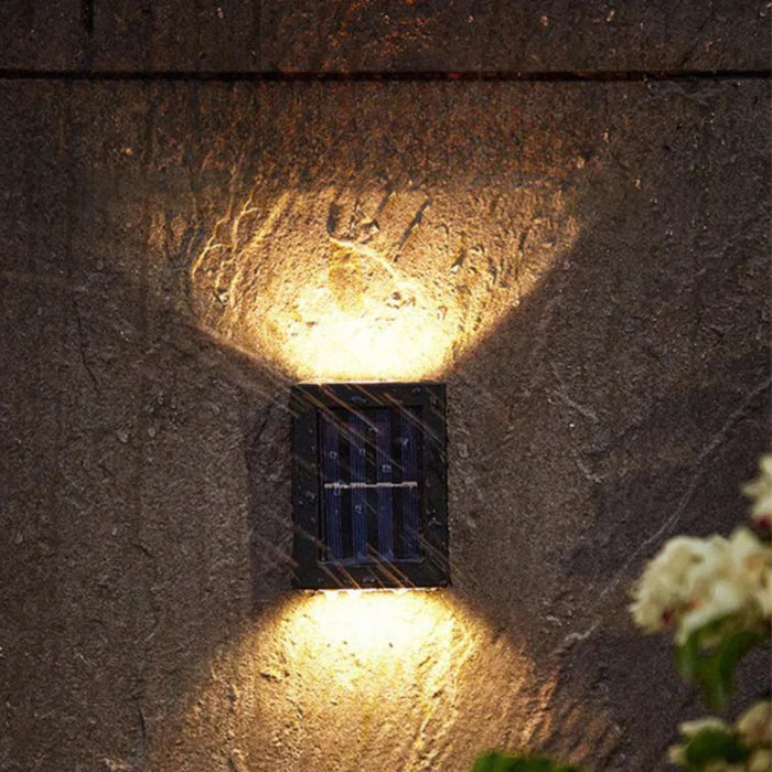 Wireless - led solar wall lights deluxe  schaffen sie die perfekte Aamosphäre in Ihrem garten!