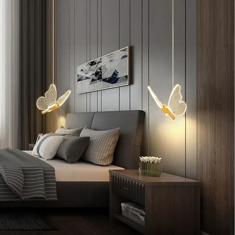 FlutterGlow - LED schmetterling pendelleuchten