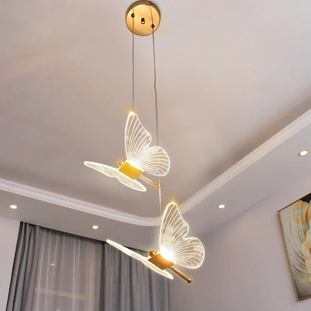 FlutterGlow - LED schmetterling pendelleuchten