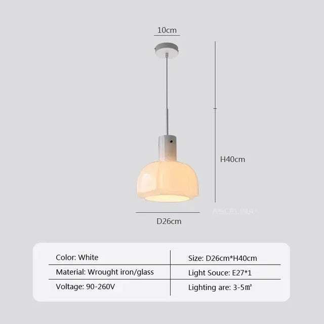 Arctic - led nordic pendelleuchte glas