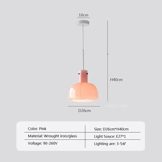 Arctic - led nordic pendelleuchte glas