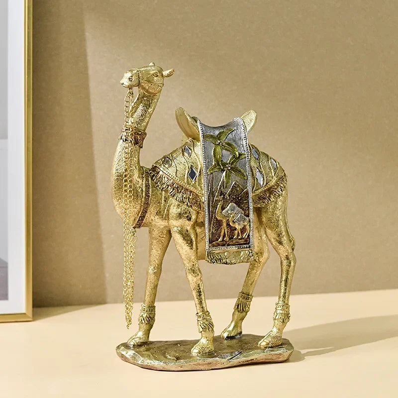 Arabicelegance - luxuriöse kamel-skulptur