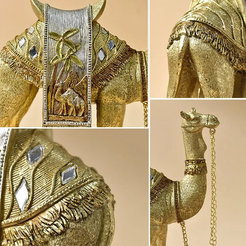 Arabicelegance - luxuriöse kamel-skulptur