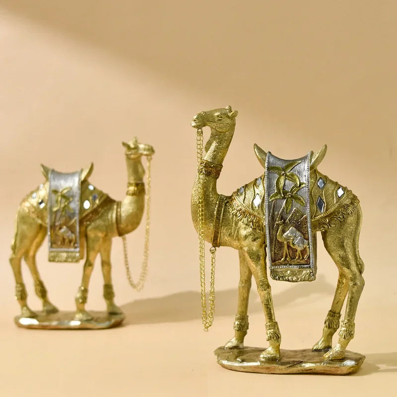 Arabicelegance - luxuriöse kamel-skulptur