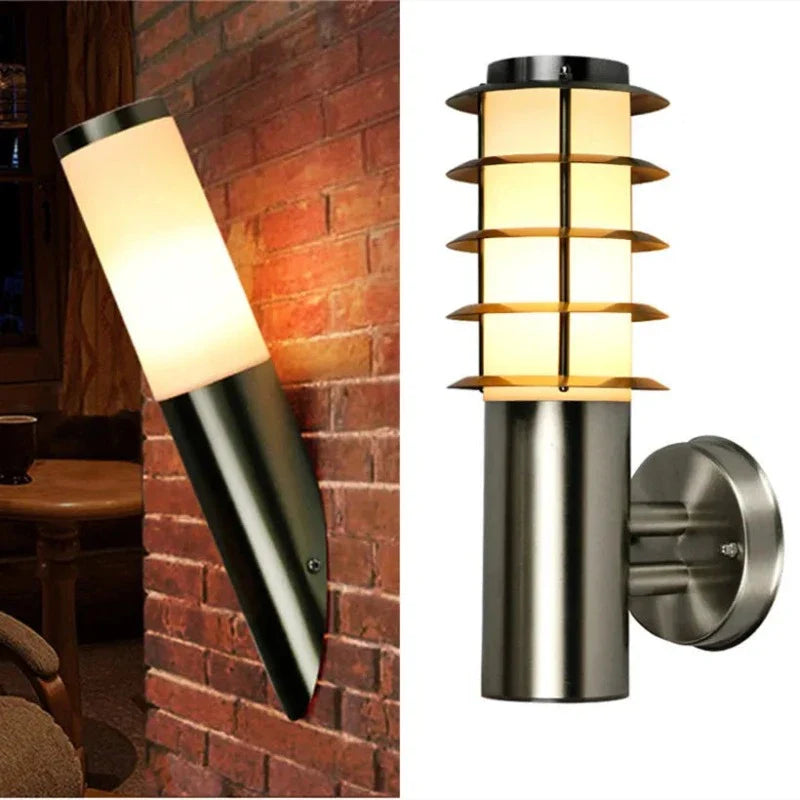 StainlessGlow - moderne wandleuchten aus edelstahl für den außenbereich