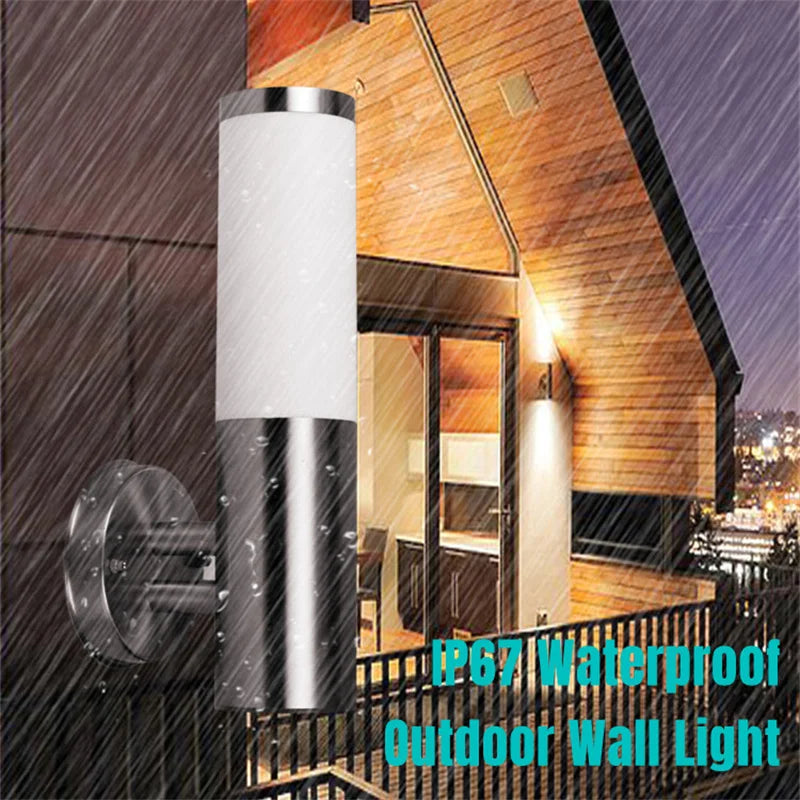StainlessGlow - moderne wandleuchten aus edelstahl für den außenbereich