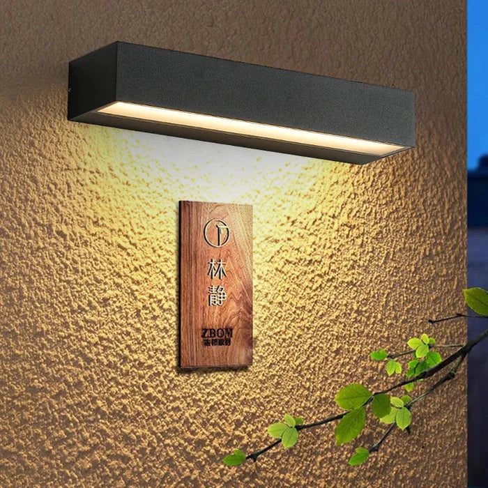 GlowTech | moderne outdoor wandleuchte