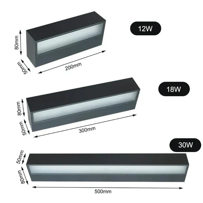 GlowTech | moderne outdoor wandleuchte