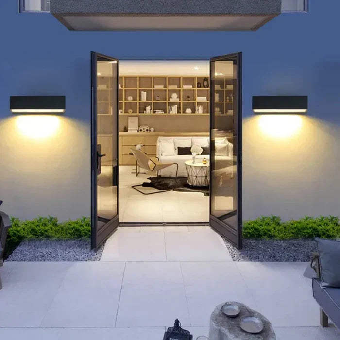 GlowTech | moderne outdoor wandleuchte