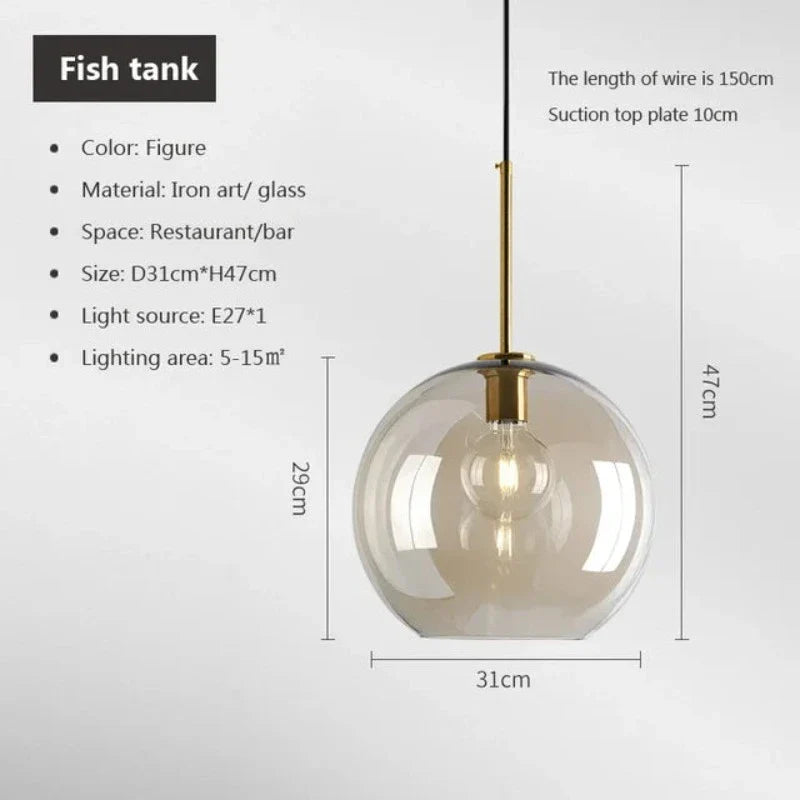 LoftLuxe - nordisch hängendes loftglas