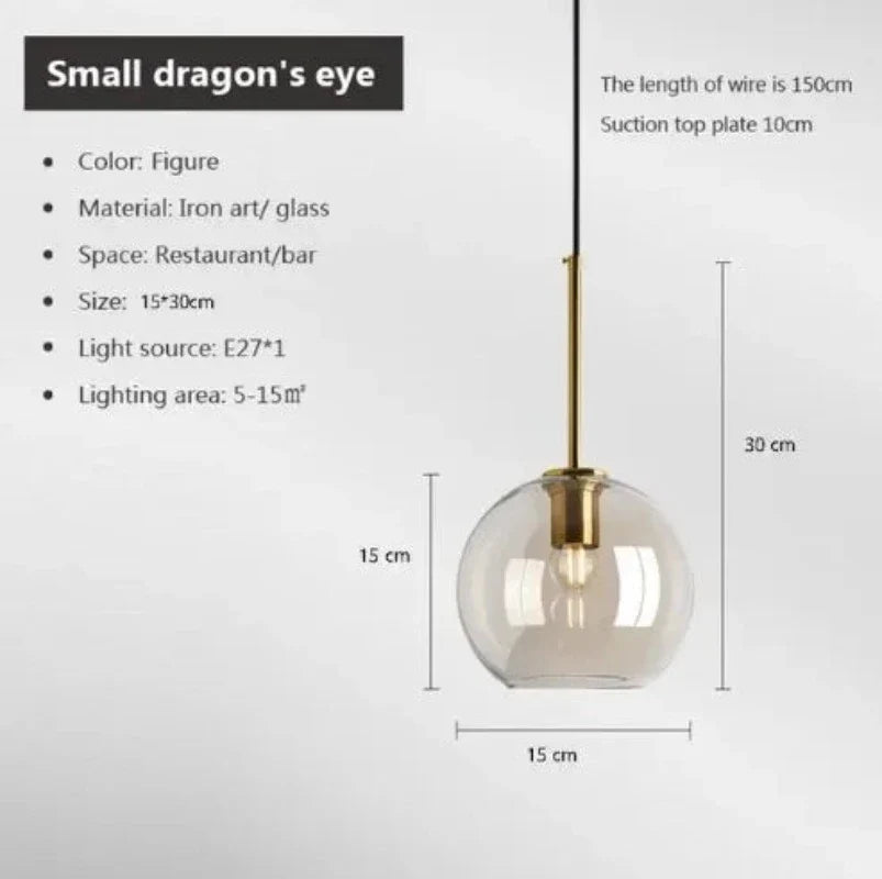 LoftLuxe - nordisch hängendes loftglas