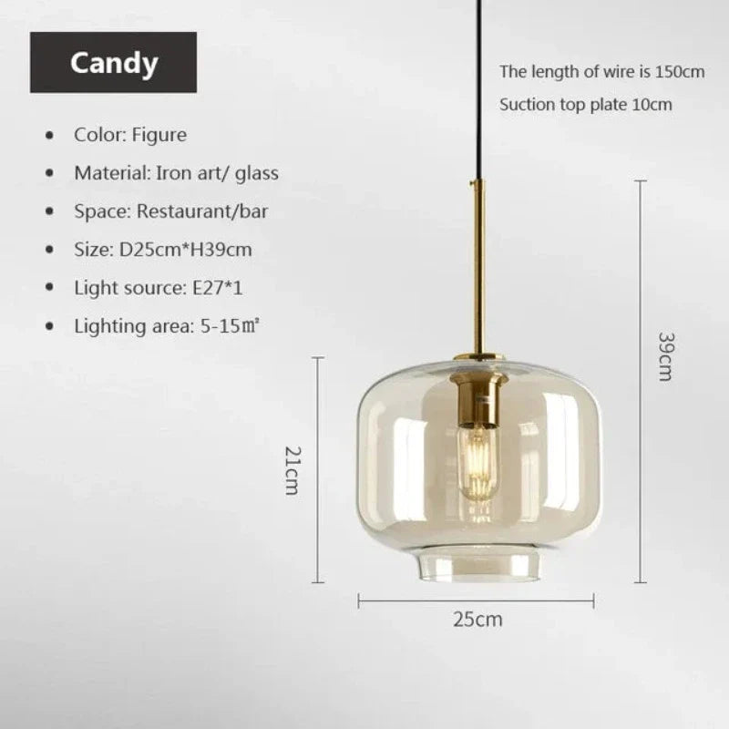 LoftLuxe - nordisch hängendes loftglas