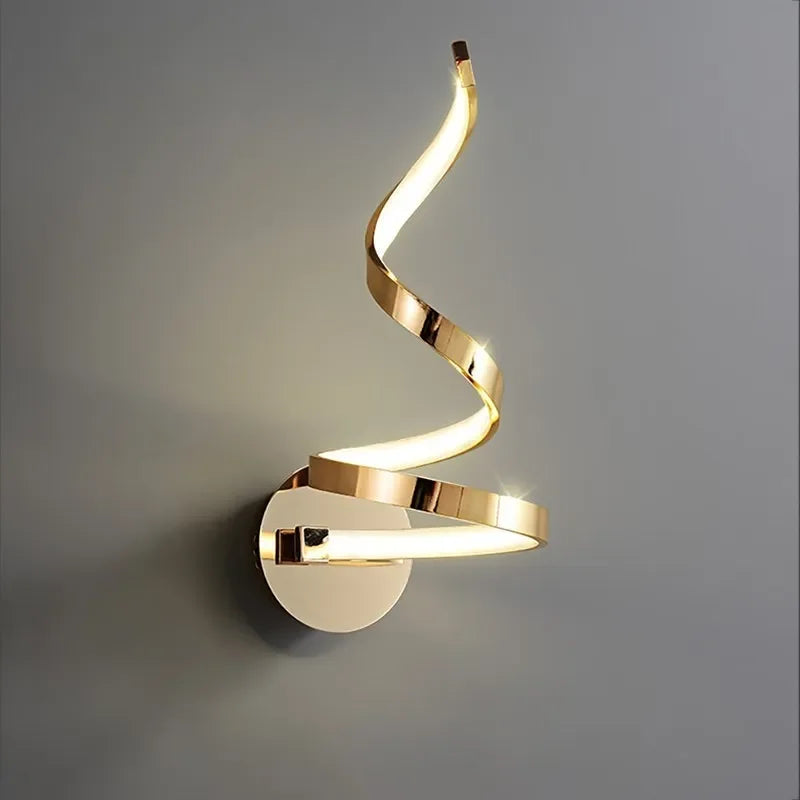Spiralglow - spirale led wandleuchten