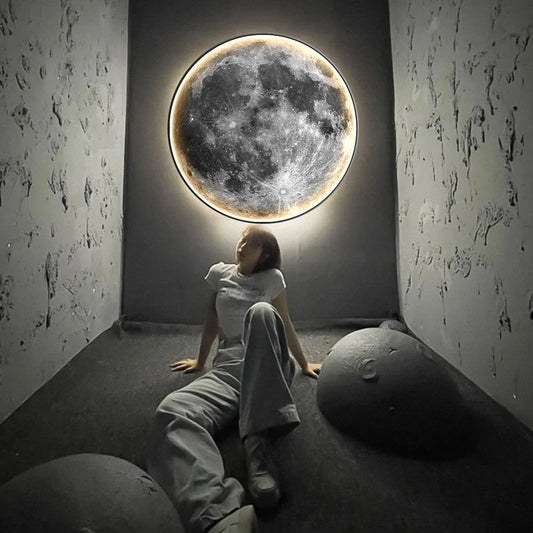 Lunalux - led mond wandleuchte