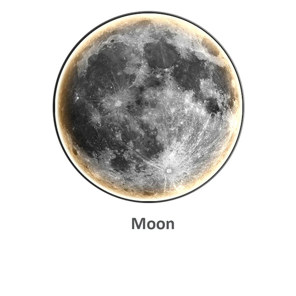 Lunalux - led mond wandleuchte
