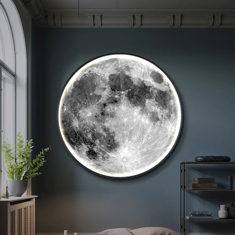 Lunalux - led mond wandleuchte