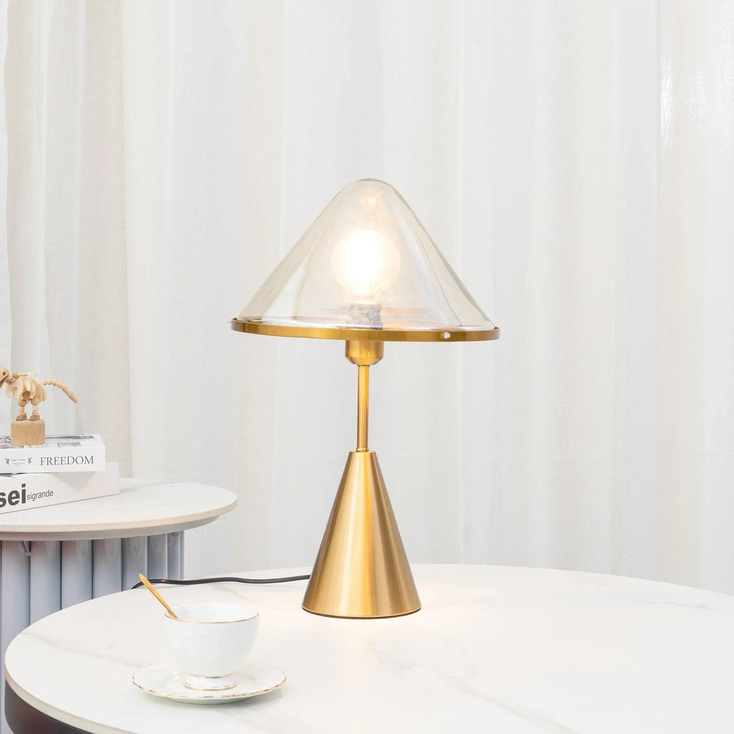 Pilz-tischlampe