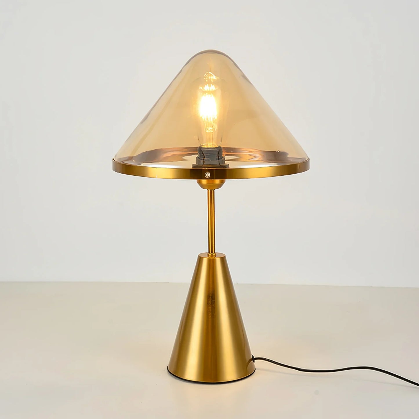 Pilz-tischlampe