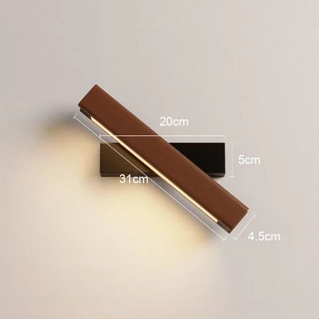 WoodGlow - led-schlafzimmer-wandleuchte aus holz