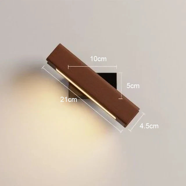 WoodGlow - led-schlafzimmer-wandleuchte aus holz