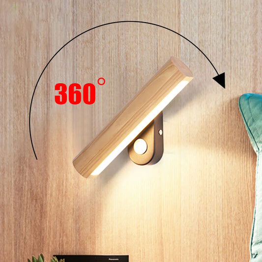 WoodGlow - led-schlafzimmer-wandleuchte aus holz