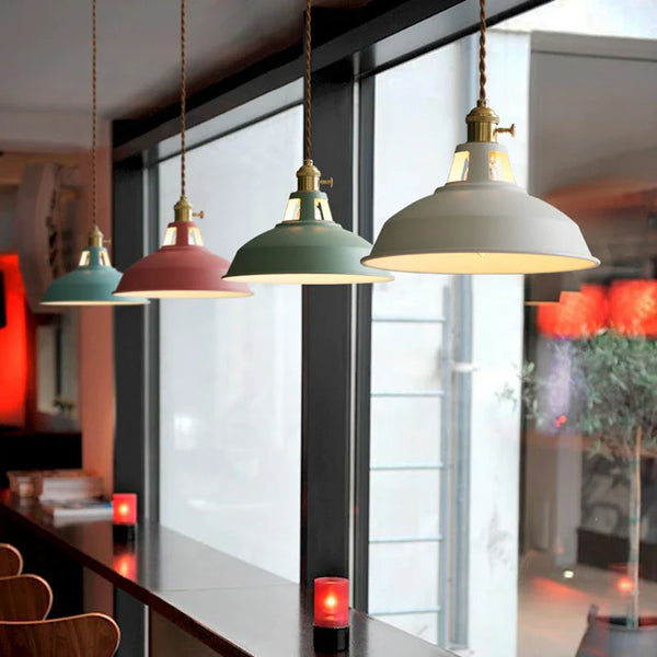 Moderne bunte pendelleuchte