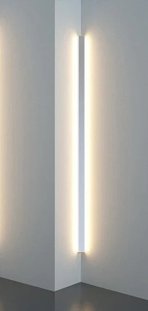 Minimalistische lineare wandleuchte led atmosphärische beleuchtung