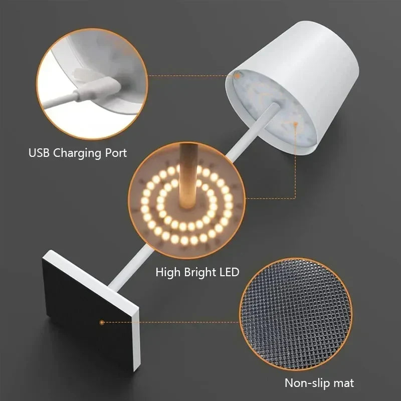 Energyglow - wiederaufladbare tischlampe