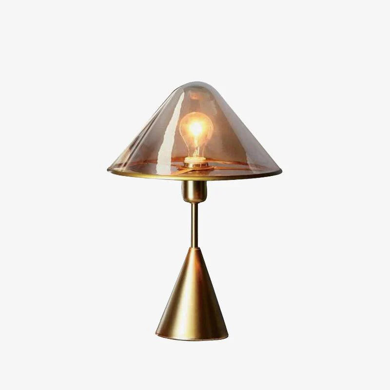 Pilz-tischlampe