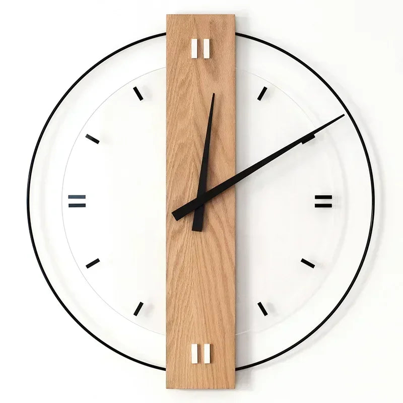 Silentoak | stille wanduhr aus holz