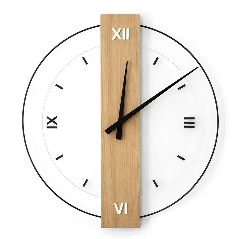Silentoak | stille wanduhr aus holz