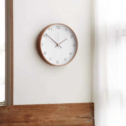 Transzendzeit | wanduhr aus holz und glas